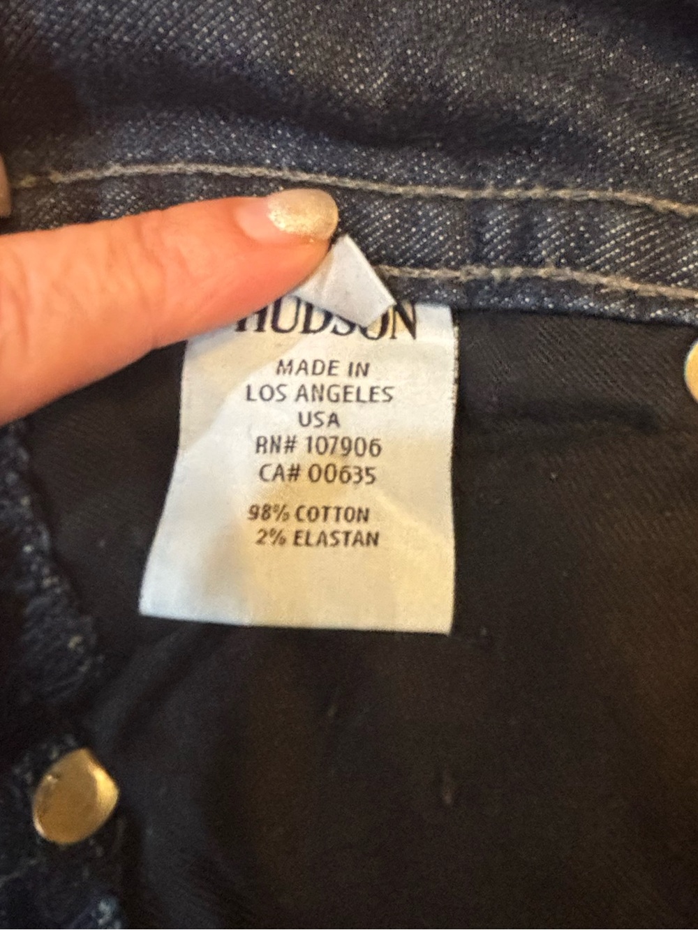 Hudson Dark Blue Women's Bootcut Jeans size 28 - Picture 6 of 6